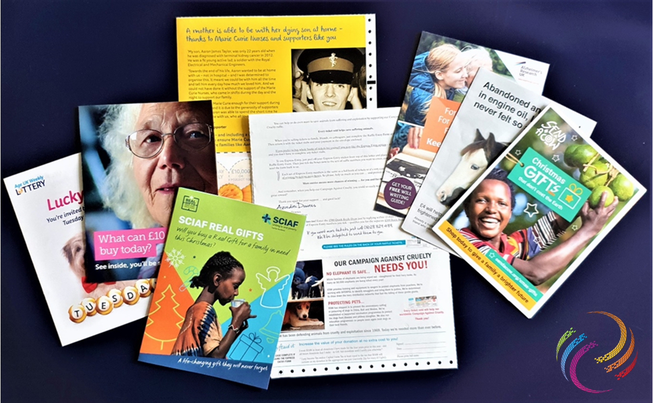 Why direct mail has become vital to charities: charity leaflets