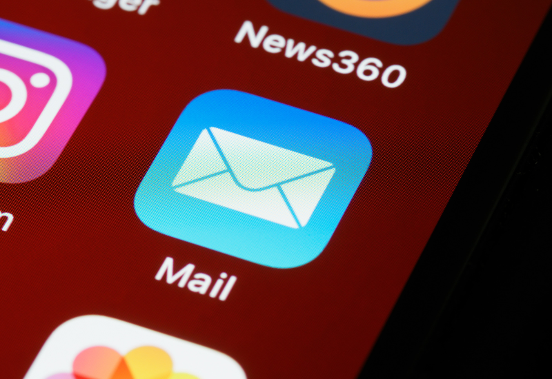 Email Marketing - image of the mail app