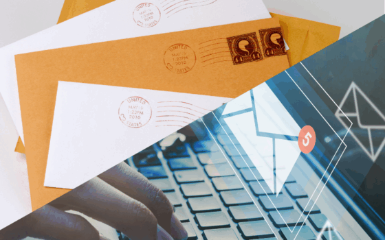 hybrid mail - a mix of digital mail and physical mail
